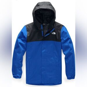 THE NORTH FACE Resolve Reflective Jacket Coat Blue Kids Size 7/8 Small Dryvent